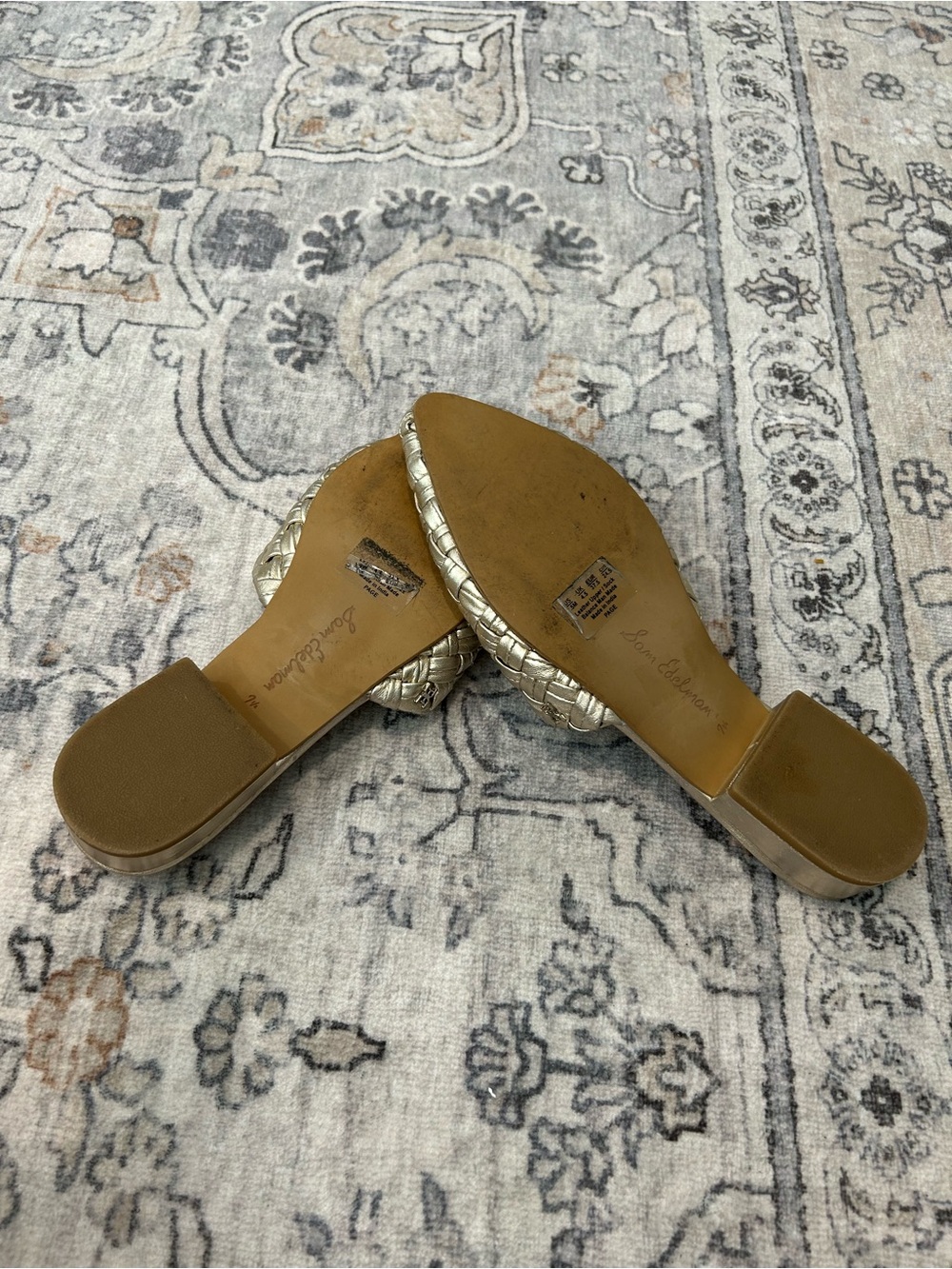 Sam Edelman Page Woven Leather Mules - Picture 6 of 6